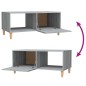 Tavolino Salotto Grigio Sonoma 89,5x50x40 cm Legno Multistrato Tavolino Salotto Grigio Sonoma 89,5x50x40 cm Legno Multistrato