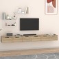 Mobili Muro 2 pz Rovere Sonoma 102x30x20cm in Legno Multistrato Mobili Muro 2 pz Rovere Sonoma 102x30x20cm in Legno Multistrato