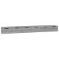 Mobili a Muro 2 pz Grigio Sonoma 102x30x20 cm Legno Multistrato Mobili a Muro 2 pz Grigio Sonoma 102x30x20 cm Legno Multistrato