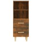 Credenza Rovere Fumo 34,5x34x90 cm in Legno Multistrato Credenza Rovere Fumo 34,5x34x90 cm in Legno Multistrato