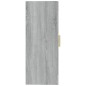 Armadietto Pensile a Parete Grigio Sonoma 69,5x34x90 cm Armadietto Pensile a Parete Grigio Sonoma 69,5x34x90 cm