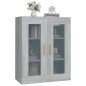 Armadietto Pensile a Parete Grigio Sonoma 69,5x34x90 cm Armadietto Pensile a Parete Grigio Sonoma 69,5x34x90 cm