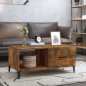 Tavolino da Salotto Rovere Fumo 90x50x40cm in Legno Multistrato Tavolino da Salotto Rovere Fumo 90x50x40cm in Legno Multistrato