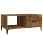 Tavolino da Salotto Rovere Fumo 90x50x40cm in Legno Multistrato Tavolino da Salotto Rovere Fumo 90x50x40cm in Legno Multistrato