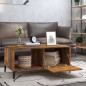 Tavolino da Salotto Rovere Fumo 90x50x40cm in Legno Multistrato Tavolino da Salotto Rovere Fumo 90x50x40cm in Legno Multistrato