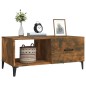 Tavolino da Salotto Rovere Fumo 90x50x40cm in Legno Multistrato Tavolino da Salotto Rovere Fumo 90x50x40cm in Legno Multistrato