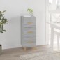 Credenza Grigio Sonoma 34,5x34x90 cm in Legno Multistrato Credenza Grigio Sonoma 34,5x34x90 cm in Legno Multistrato