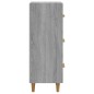 Credenza Grigio Sonoma 34,5x34x90 cm in Legno Multistrato Credenza Grigio Sonoma 34,5x34x90 cm in Legno Multistrato