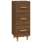 Credenza Rovere Marrone 34,5x34x90 cm in Legno Multistrato Credenza Rovere Marrone 34,5x34x90 cm in Legno Multistrato