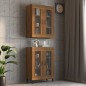 Armadietto Pensile a Parete Rovere Marrone 69,5x34x90 cm Armadietto Pensile a Parete Rovere Marrone 69,5x34x90 cm