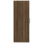 Armadietto Pensile a Parete Rovere Marrone 69,5x34x90 cm Armadietto Pensile a Parete Rovere Marrone 69,5x34x90 cm