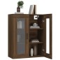 Armadietto Pensile a Parete Rovere Marrone 69,5x34x90 cm Armadietto Pensile a Parete Rovere Marrone 69,5x34x90 cm