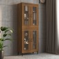 Armadietto Pensile a Parete Rovere Marrone 69,5x34x90 cm Armadietto Pensile a Parete Rovere Marrone 69,5x34x90 cm