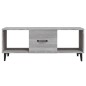 Tavolino da Salotto Grigio Sonoma 102x50x40cm Legno Multistrato Tavolino da Salotto Grigio Sonoma 102x50x40cm Legno Multistrato
