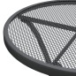 vidaXL Set da Pranzo per Giardino 5pz Rete Metallica Espansa Antracite