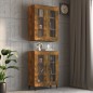 Armadietto Pensile a Parete Rovere Fumo 69,5x34x90 cm Armadietto Pensile a Parete Rovere Fumo 69,5x34x90 cm