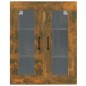 Armadietto Pensile a Parete Rovere Fumo 69,5x34x90 cm Armadietto Pensile a Parete Rovere Fumo 69,5x34x90 cm