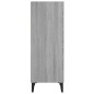 Credenza Grigio Sonoma 34,5x32,5x90 cm in Legno Multistrato Credenza Grigio Sonoma 34,5x32,5x90 cm in Legno Multistrato