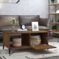Tavolino da Salotto Rovere Marrone 90x50x40cm Legno Multistrato Tavolino da Salotto Rovere Marrone 90x50x40cm Legno Multistrato