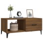 Tavolino da Salotto Rovere Marrone 90x50x40cm Legno Multistrato Tavolino da Salotto Rovere Marrone 90x50x40cm Legno Multistrato