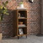 Credenza Rovere Fumo 34,5x32,5x90 cm in Legno Multistrato Credenza Rovere Fumo 34,5x32,5x90 cm in Legno Multistrato