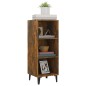 Credenza Rovere Fumo 34,5x32,5x90 cm in Legno Multistrato Credenza Rovere Fumo 34,5x32,5x90 cm in Legno Multistrato