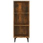 Credenza Rovere Fumo 34,5x32,5x90 cm in Legno Multistrato Credenza Rovere Fumo 34,5x32,5x90 cm in Legno Multistrato