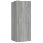 vidaXL Armadietto a Muro Grigio Sonoma 34,5x34x90 cm Legno Multistrato vidaXL Armadietto a Muro Grigio Sonoma 34,5x34x90 cm Legno Multistrato