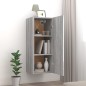vidaXL Armadietto a Muro Grigio Sonoma 34,5x34x90 cm Legno Multistrato vidaXL Armadietto a Muro Grigio Sonoma 34,5x34x90 cm Legno Multistrato