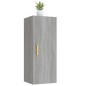 vidaXL Armadietto a Muro Grigio Sonoma 34,5x34x90 cm Legno Multistrato vidaXL Armadietto a Muro Grigio Sonoma 34,5x34x90 cm Legno Multistrato