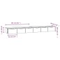 Mobili a Muro 2 pz Grigio Cemento 102x30x20cm Legno Multistrato Mobili a Muro 2 pz Grigio Cemento 102x30x20cm Legno Multistrato