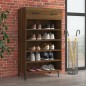 Scarpiera Rovere Marrone 60x35x105 cm in Legno Multistrato Scarpiera Rovere Marrone 60x35x105 cm in Legno Multistrato