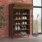 Scarpiera Rovere Marrone 60x35x105 cm in Legno Multistrato Scarpiera Rovere Marrone 60x35x105 cm in Legno Multistrato