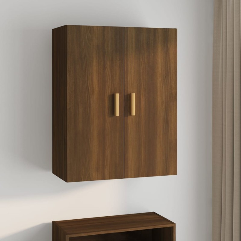 Armadietto Pensile a Parete Rovere Marrone 69,5x34x90 cm Armadietto Pensile a Parete Rovere Marrone 69,5x34x90 cm