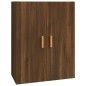 Armadietto Pensile a Parete Rovere Marrone 69,5x34x90 cm Armadietto Pensile a Parete Rovere Marrone 69,5x34x90 cm