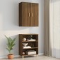 Armadietto Pensile a Parete Rovere Marrone 69,5x34x90 cm Armadietto Pensile a Parete Rovere Marrone 69,5x34x90 cm