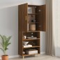 Armadietto Pensile a Parete Rovere Marrone 69,5x34x90 cm Armadietto Pensile a Parete Rovere Marrone 69,5x34x90 cm