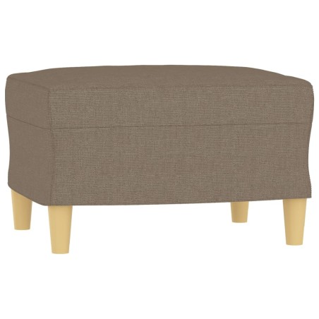 Poggiapiedi Tortora 60x50x41 cm in Tessuto