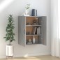 Mobile Pensile Grigio Sonoma 69,5x34x90 cm Legno Multistrato Mobile Pensile Grigio Sonoma 69,5x34x90 cm Legno Multistrato