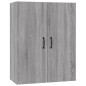 Mobile Pensile Grigio Sonoma 69,5x34x90 cm Legno Multistrato Mobile Pensile Grigio Sonoma 69,5x34x90 cm Legno Multistrato