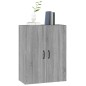 Mobile Pensile Grigio Sonoma 69,5x34x90 cm Legno Multistrato Mobile Pensile Grigio Sonoma 69,5x34x90 cm Legno Multistrato