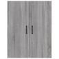 Mobile Pensile Grigio Sonoma 69,5x34x90 cm Legno Multistrato Mobile Pensile Grigio Sonoma 69,5x34x90 cm Legno Multistrato