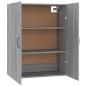 Mobile Pensile Grigio Sonoma 69,5x34x90 cm Legno Multistrato Mobile Pensile Grigio Sonoma 69,5x34x90 cm Legno Multistrato