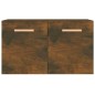Mobile a Parete Rovere Fumo 60x36,5x35 cm in Legno Multistrato Mobile a Parete Rovere Fumo 60x36,5x35 cm in Legno Multistrato