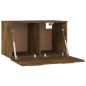 Mobile a Parete Rovere Fumo 60x36,5x35 cm in Legno Multistrato Mobile a Parete Rovere Fumo 60x36,5x35 cm in Legno Multistrato