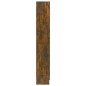 vidaXL Mobile Vetrina Rovere Fumo 82,5x30,5x185,5 cm Legno Multistrato