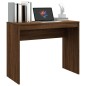 Scrivania Rovere Marrone 90x40x72 cm in Legno Multistrato
