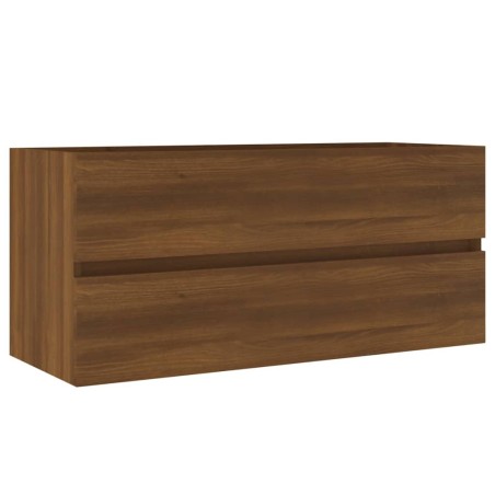 Mobile Lavabo Rovere Marrone 100x38,5x45cm in Legno Multistrato