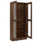 Mobile Vetrina Rovere Marrone 82,5x30,5x185,5 Legno Multistrato Mobile Vetrina Rovere Marrone 82,5x30,5x185,5 Legno Multistrato