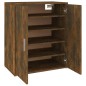 Scarpiera Rovere Fumo 60x35x70 cm in Legno Multistrato Scarpiera Rovere Fumo 60x35x70 cm in Legno Multistrato